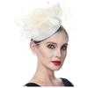 Women Girls Mesh Fascinators Hat Cocktail Party Headband Headpiece Wedding Hat
