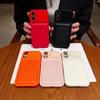 Luxury Drum Cortex Bulge Leather Texture Phone Case For iPhone 17 16 15 14 Pro Max Crystal Large Window Matte Shockproof Cover