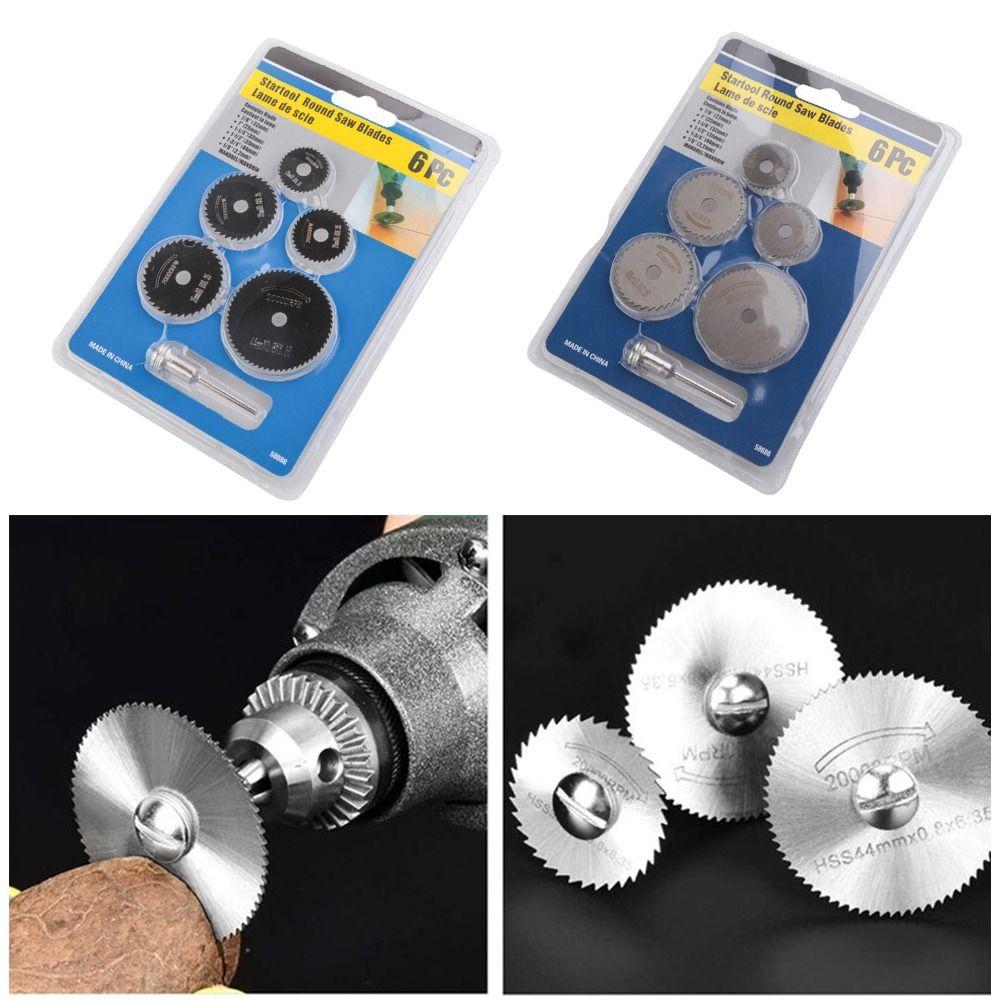 6PCS Multi-purpose Circular Saw Blade High-speed Steel Metal Cutting Blade  Precision Cutting