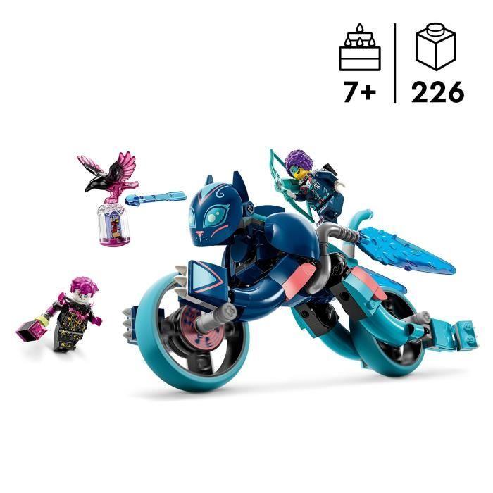 LEGO® DREAMZzz 71479 Le Chat-moto de Zoey - Set d’Animal - Moto pour Enfants et Figurines