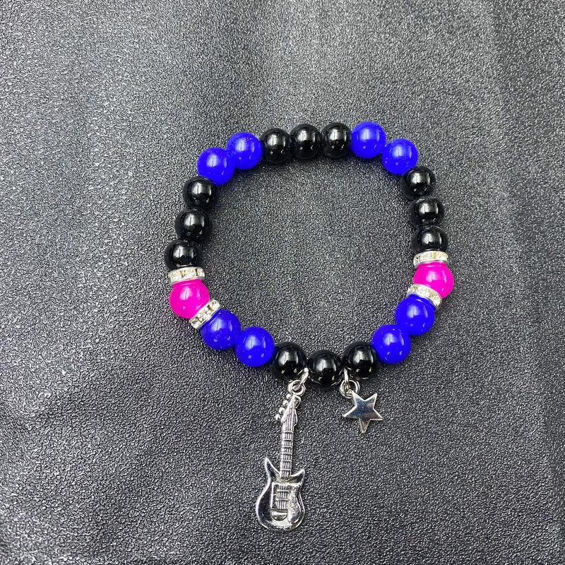 Handmade Hippie Design Brown Leather Bracelet Women Metal Star Charms Wood Button Beads Wrap Unisex Adjustable Bracelet