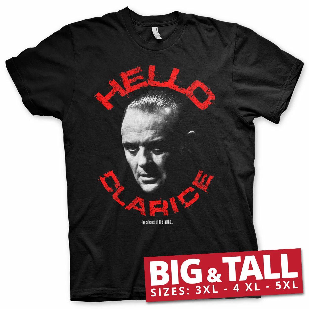 Autorizzato The Silence of Lambs - Hello Clarice Big & Alto 3XL,4XL,5XL T-Shirt M