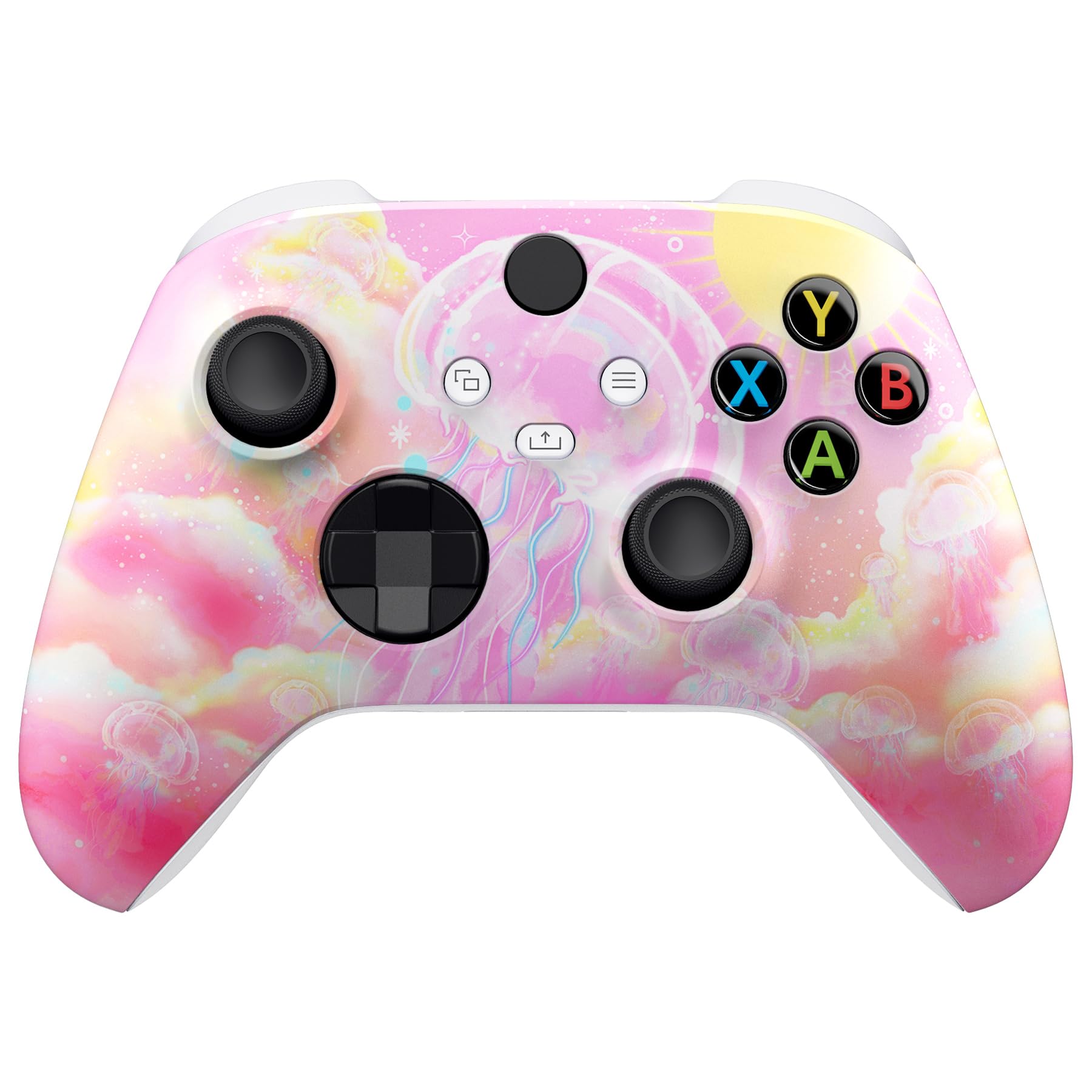 

custom faceplate shell for Xbox Series a cute design front cover for Xbox Series and Xbox Core not Jellyfish eXtremeRate s X/S, soft-touch X/S