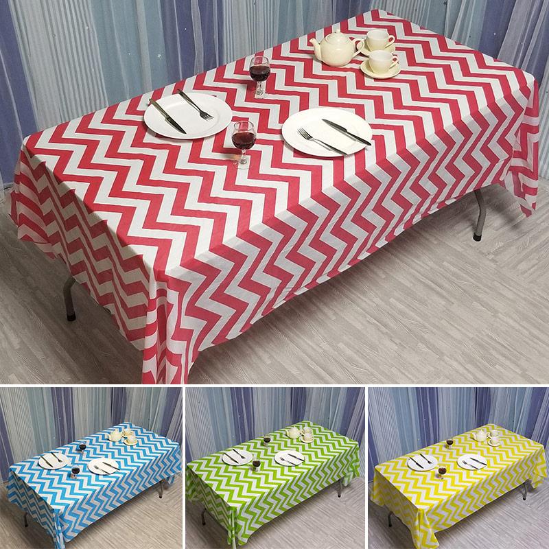 1PC Birthday Party Plastic Table Cover Disposable Table Cloth Waterproof Oil Proof Tablecloth Supplies