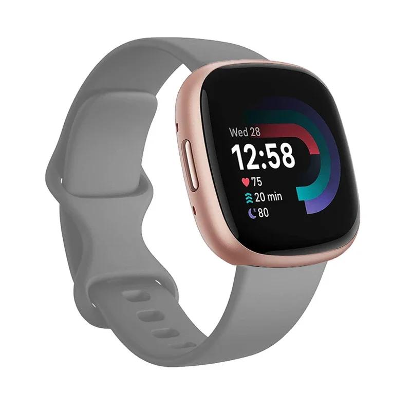 Sport Band For Fitbit Versa 3 Strap Smartwatch Wristband Accessories Watchbands Soft Silicone Bracelet For Fitbit Sense Versa3