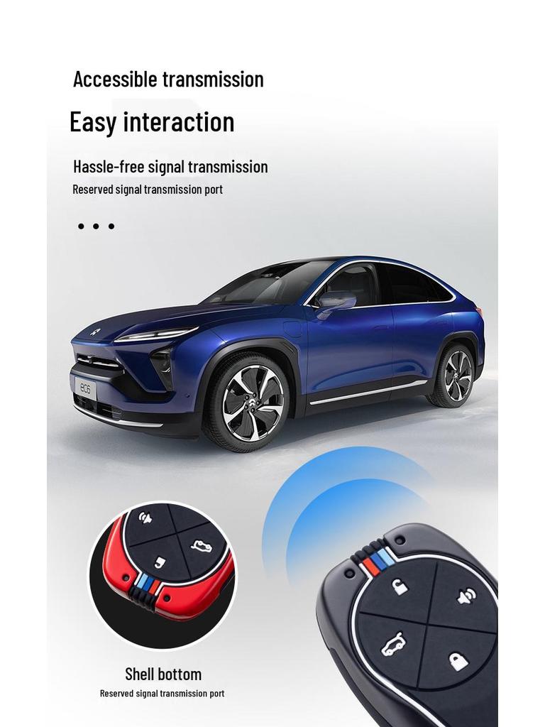 NIO ES6/ES8 Key Case: 2022 EC6 Model Protective Shell & Buckle for Car Keys