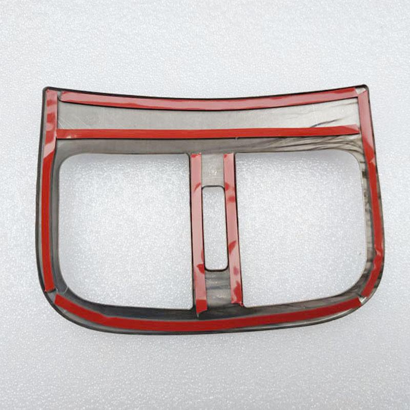 Rear Seat Air Vent Bezel Garnish Outlet Metal Interior Cover Trim for Kia Cerato K3 4 Forte 3   Car Styling  Accessories