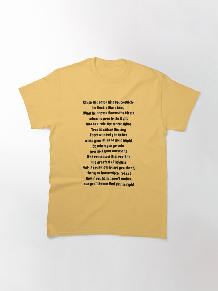 fiona apple When the pawn poem Classic T-Shirt