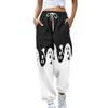 Sweatpants for Women Elastic Waist Drawstring Casual Pants  Halloween Printing  Pants with Pockets