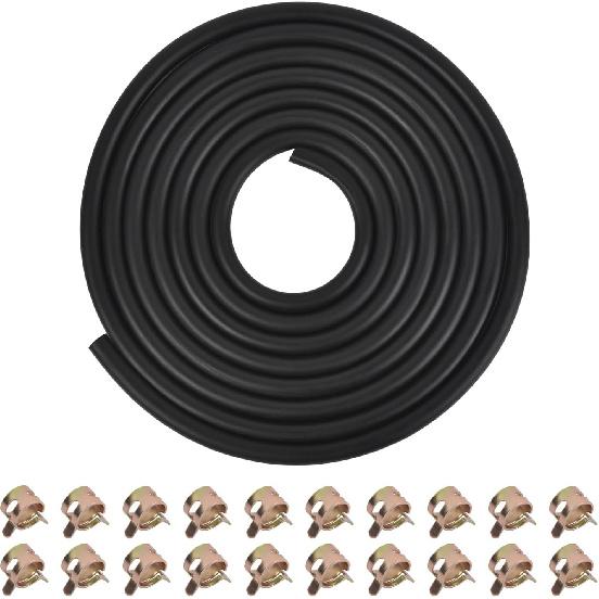 1/4 Inch ID Fuel Line Hose - 10 Feet Fuel Line For Kawasaki Kohler Briggs & Stratton Small Gas Diesel Powersports Engines And Generators W/ 20 Hose