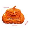 Halloween Jewelry Tray Pumpkin Sofa Sculpture Trinket Holder with Bats Wing Detail, 3D Printed Rings Organizers for Dresser Top and Party Display