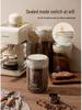 Electroplated Vacuum Sealing Coffee Bean and Powder Storage Jar