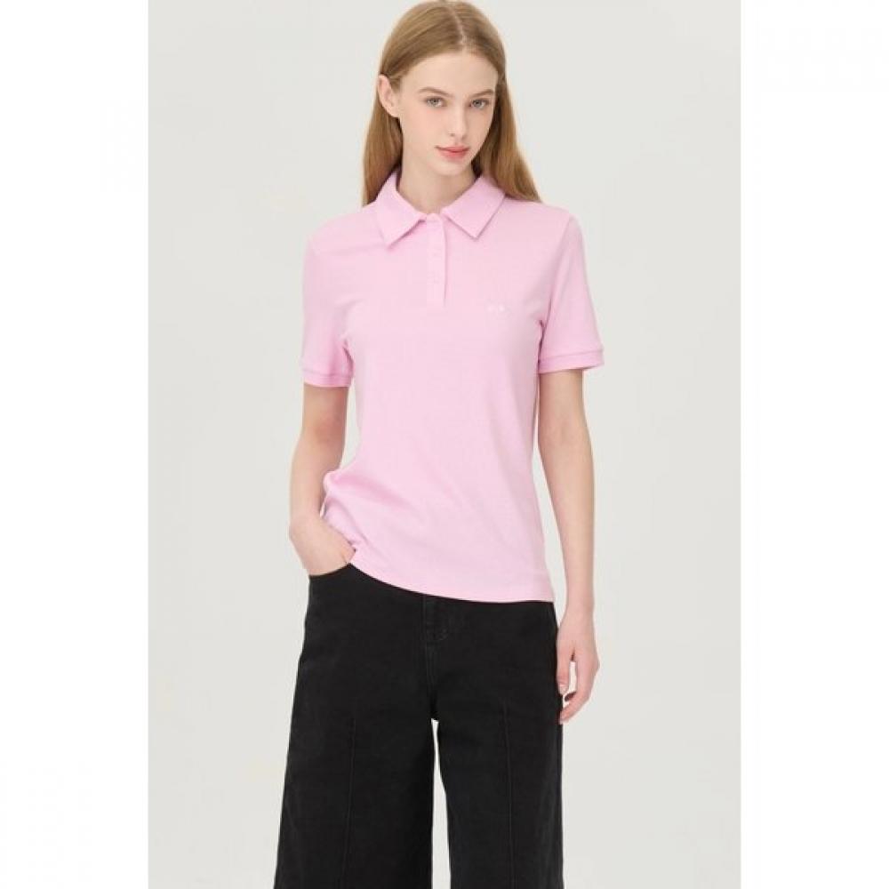 Benetton Ribbed Collar T shirT baTse8541