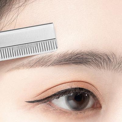 Safe Eyebrow Trimmer Foldable Stainless Steel Razor Professional Facial Hair Remover Shaver Woman Makeup Tools