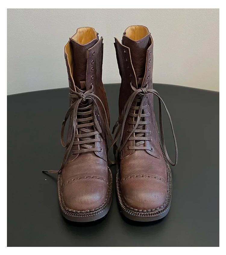 

Кожаные ретро британские ботинки Martin женские короткие ботинки резные средние тонкие женские ботинки Locomotive 37