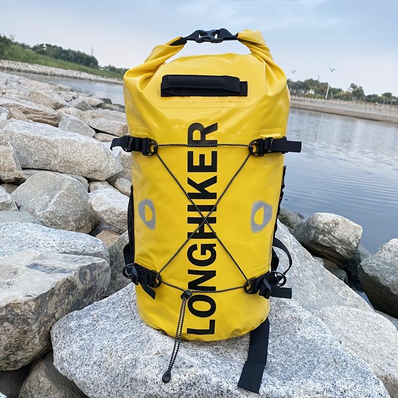 PVC Men's Floating Dry Bag Backpack for Camping/Hiking/Mountaineering Water-Resistant Outdoor Sports Gear with Multi-Purpose
