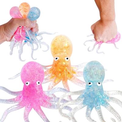 Krake Stressbälle für Kinder Erwachsene Quetschbälle Sensorisches Fidget-Spielzeug Squishy Spielzeug Klassenzimmerpreise Partygeschenke für Kleinkinder