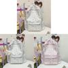Youthful Candy Color Backpack For School With Oxford Fabric And Laptop Storage