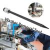 Car Repair Fuel Injector Seal Puller Tool Set with Slide Hammer Steel Cone Thread Tip for Copper Washer Gasket Removal Universal