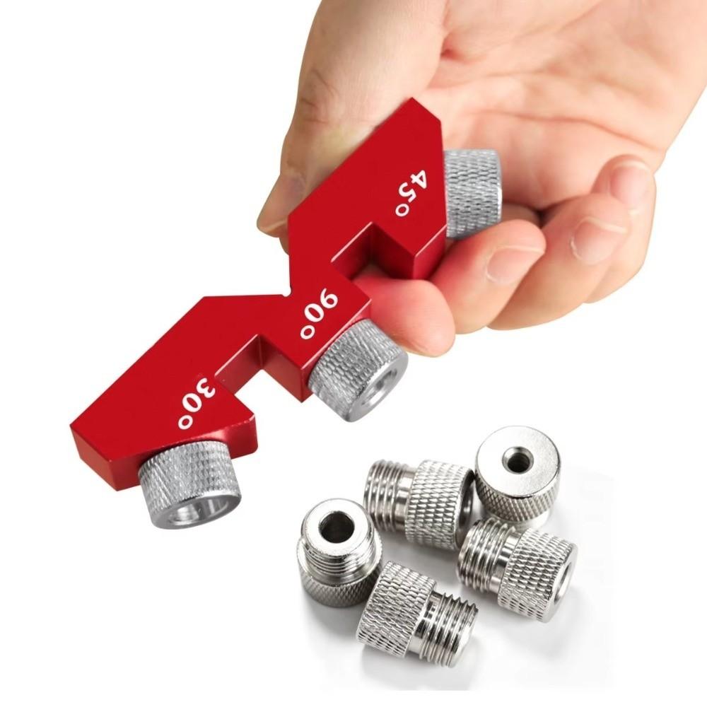 30/45/90° Drill Guide Jig Multi-functional Drilling Guide Fixture Pocket Hole Jig For Woodworkers
