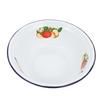 Container Enamel Basin Office Travel Chinese Bread Bowl Enamelware Mixing Tableware