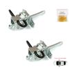 BDP1063-1 2 Pieces Front Left AND Right Door Catch Hinge Brake Stop Check Strap Limiter Lever Arm for BMW 3 Series E36 1990-2000 51218165005