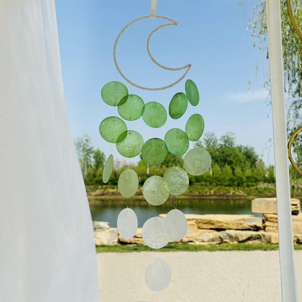 Circle Shell Wind Chimes Natural Shell Shell Pendant Creative Dream Catchers  Kids Room