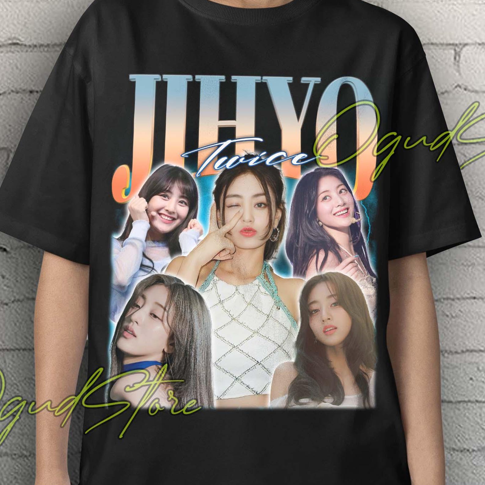 Jihyo Twice Unisex T-Shirt: Kpop Idol Music Merch 4XL
