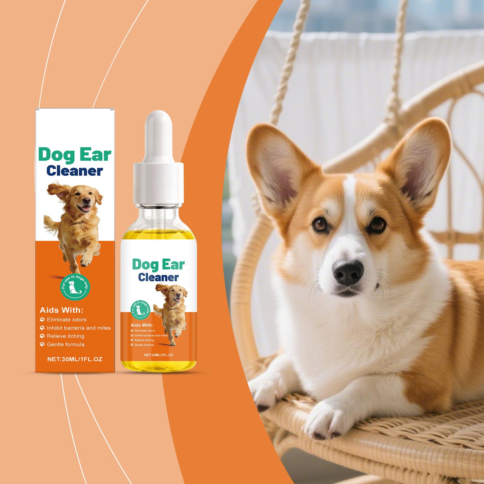 Helps keep your dog s ears clean, comfortable, and provides daily care. 30ml One Size