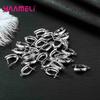 Echte 100% S925 Sterling Silber Schmuckkomponenten Ohrringe Hebelverschluss Ohrhaken Teile Zubehör Handgefertigte Materialien