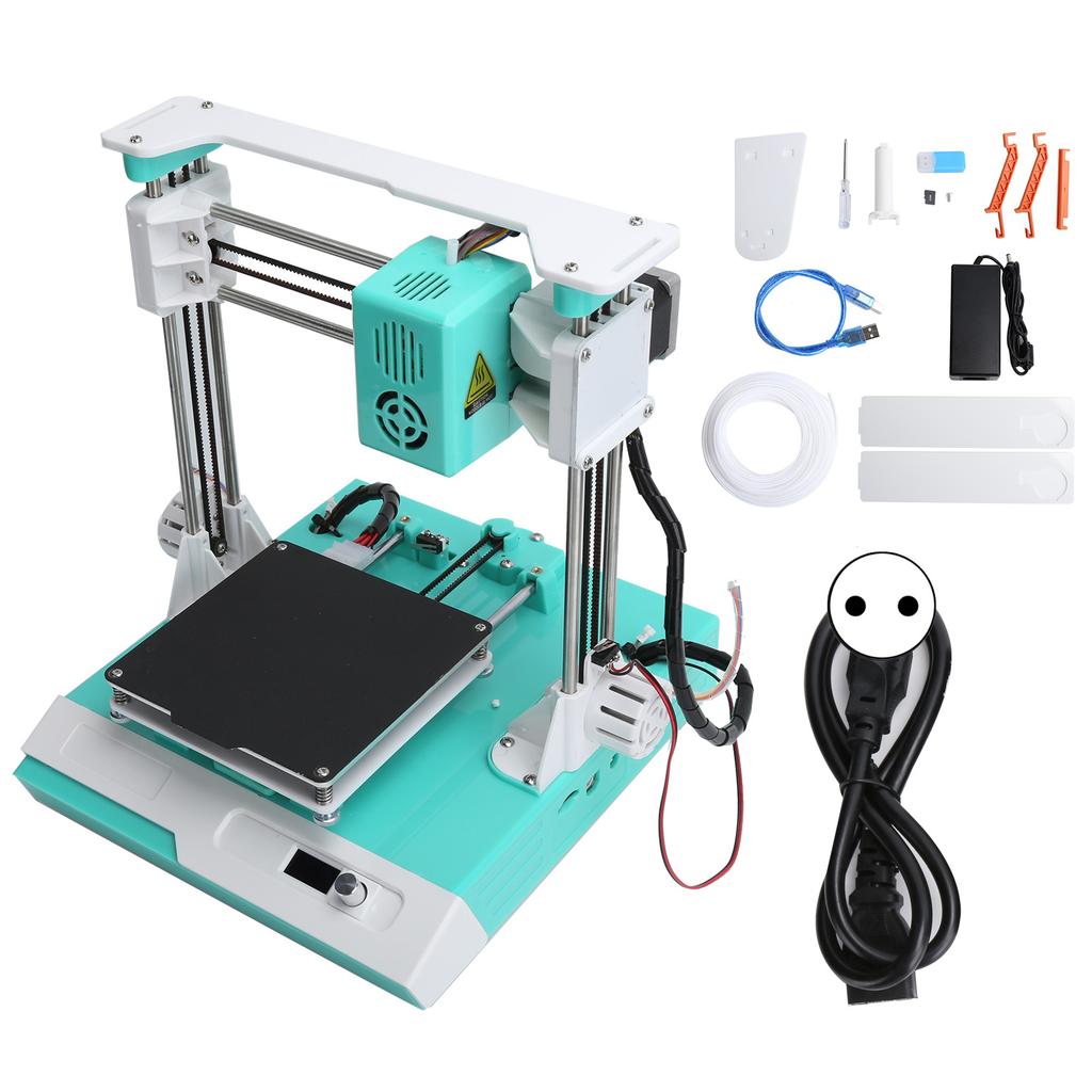 3D-Drucker Klein Tragbar Hohe Genauigkeit Heim Desktop Druckausrüstung K2 plus 110-240VEU Stecker