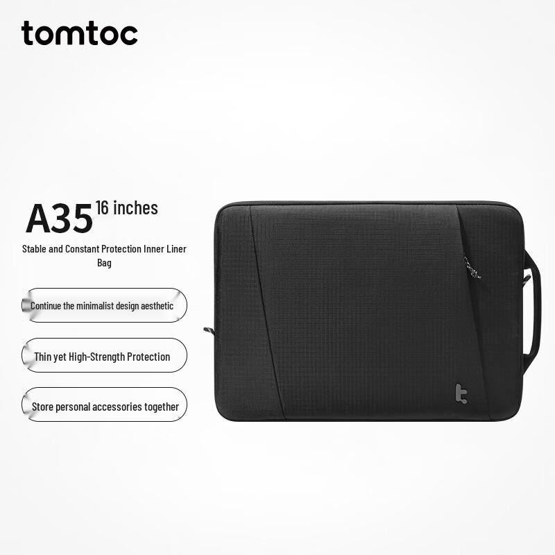 tomtoc A35 Laptop Sleeve for 15.1-16 Inch Laptops 16-inch