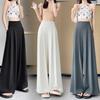 Women's High Waist Wide Leg Pants Straight Trousers Casual Loose Fit Summer Palazzo Pants