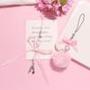 Y2K Pink Y2K Phone Chain Hairball Phone Case Pendant Mobile Phone Lanyard  Car Key Chains