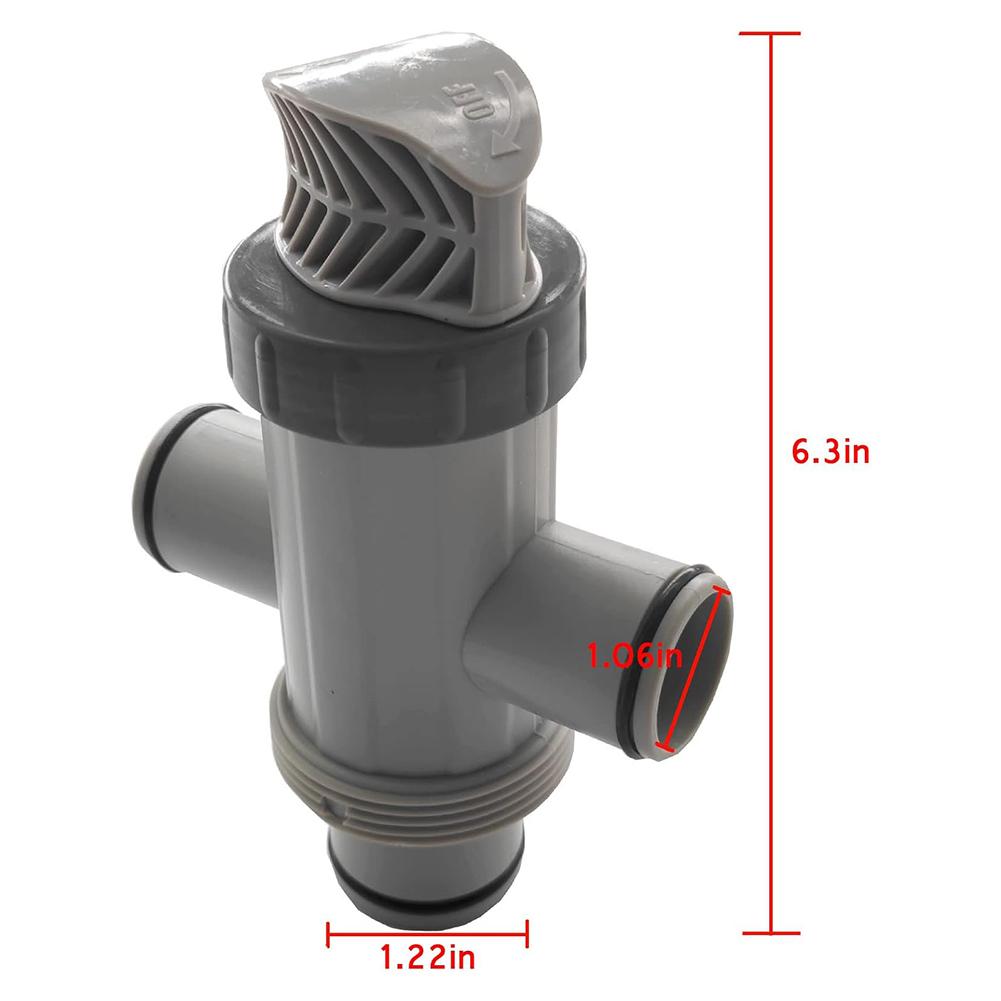 Pool Accessory Plunger Valve Leak Prevention Quick Installation Robust Plastic Material Cost Effective Valve Solution