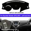 Car Dashboard Cover Dash Mat Pad Non-slip for HYUNDAI Veloster 2012 - 2016 2017