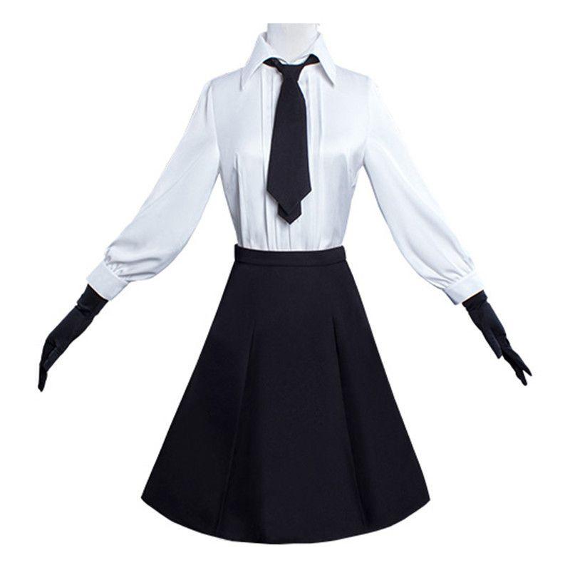 

Аниме Бродячие псы Бунго Акико Ёсано Косплей Костюм Униформа Полный Комплект Одежда Парик Costume Set(No Wig),S