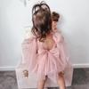 Toddler Baby Girls Bow Mesh Dress Baby Photography Decorative Dress
