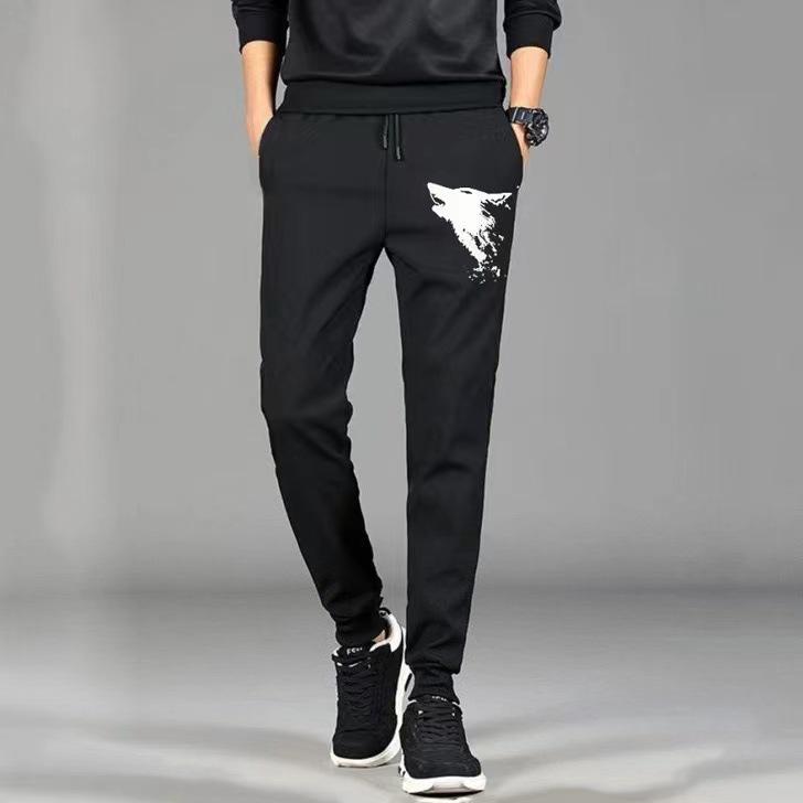 

Мужские эластичные шаровары Ice Silk - летние повседневные спортивные брюки с 9-точечным ремешком для студентов 4XL