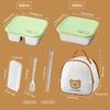304 Stainless Steel Square Lunch Box With Lid Portable Fruit Salad Food Container Stackable Leak Proof Bento Box