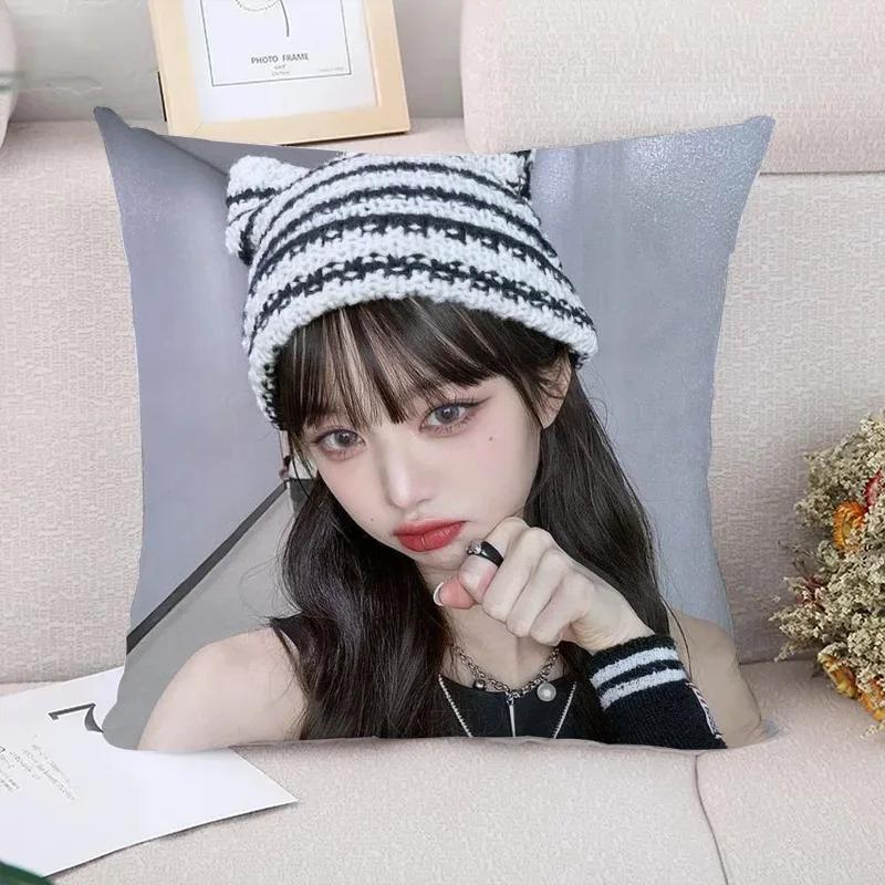 Pillow Cases Decorative Cushions Cover for Sofa Jang WonYoung Pillowcase Pillowcases Car Decoration Cushion Covers