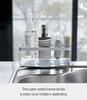 Yamazaki Tower Water Sponge & Bottle Holder 5016 White