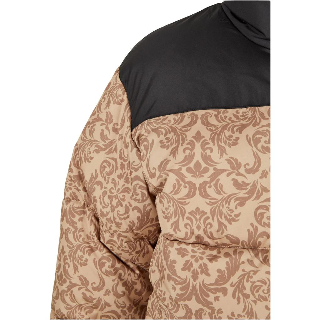Urban Classics Womens/Ladies Retro All-Over Print Puffer Jacket