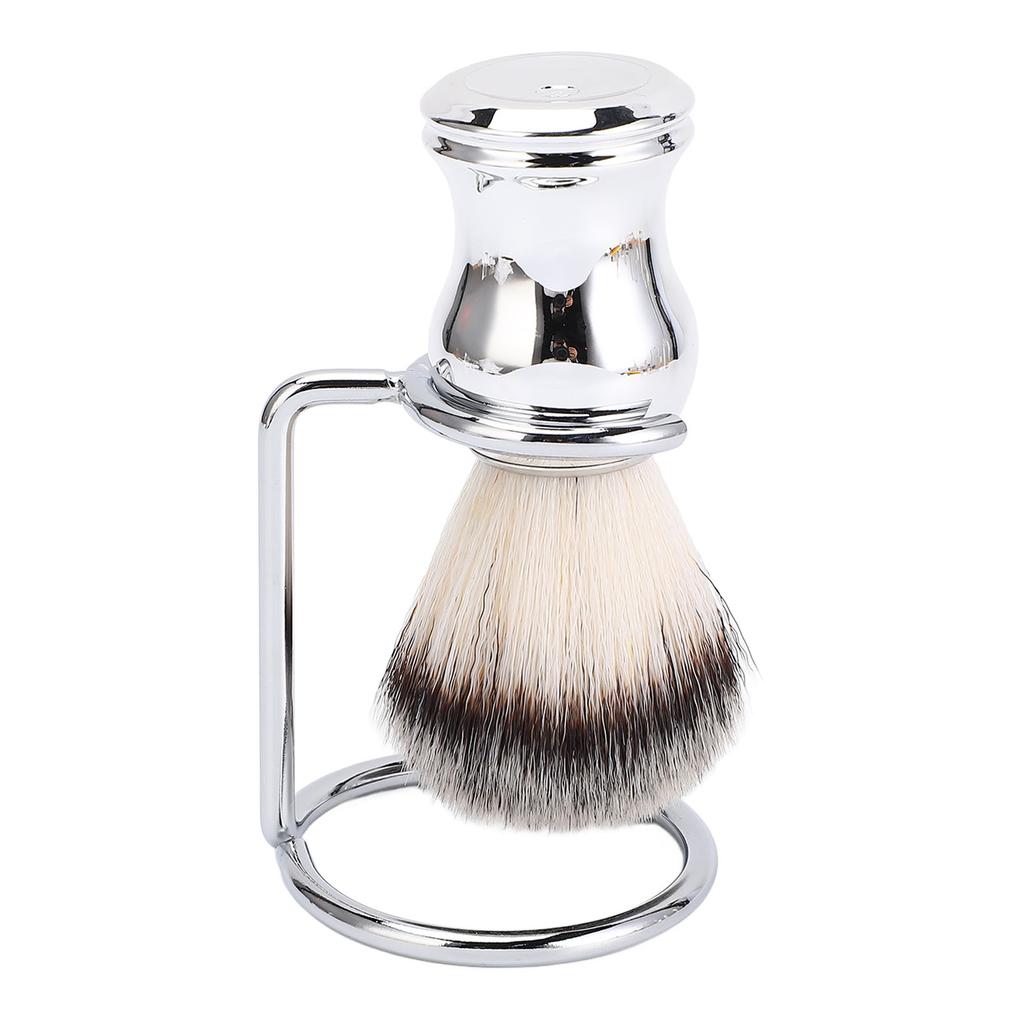 Beard Shaving Brush with Stand Man Beard Kit Synthetic Hair Shaving Brush with Holder Stand Rack