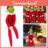 Vánoční panenka Grinch Dekorace Měkká Pohodlná A Perfektní Jako Sváteční Ozdoby A Dárky