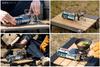 Captain Stag Single Burner Cassette Gas Stove, CB Canister, Piezoelectric Ignition, Storage Case Included, Silver, Trekker UF-0026