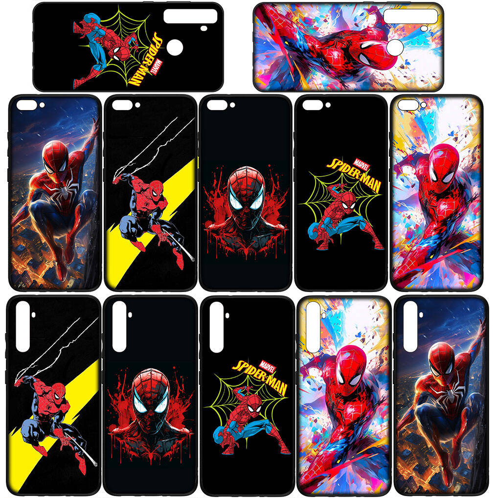 for iPhone 17 16 15 Xiaomi Poco F7 F8 X7 X6 C85 C75 M8 Redmi Note 14 13 12 11 Pro Max 14C 13C 15C A3 A4 Case Poster Spider Man Marvel Spiderman Cover