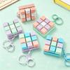 9 Keys Keyboard Fidget Keychain Antistress Keyboard Button Fingertip Key Cap Pendant Stress Relief Toys for Children Adults Gift