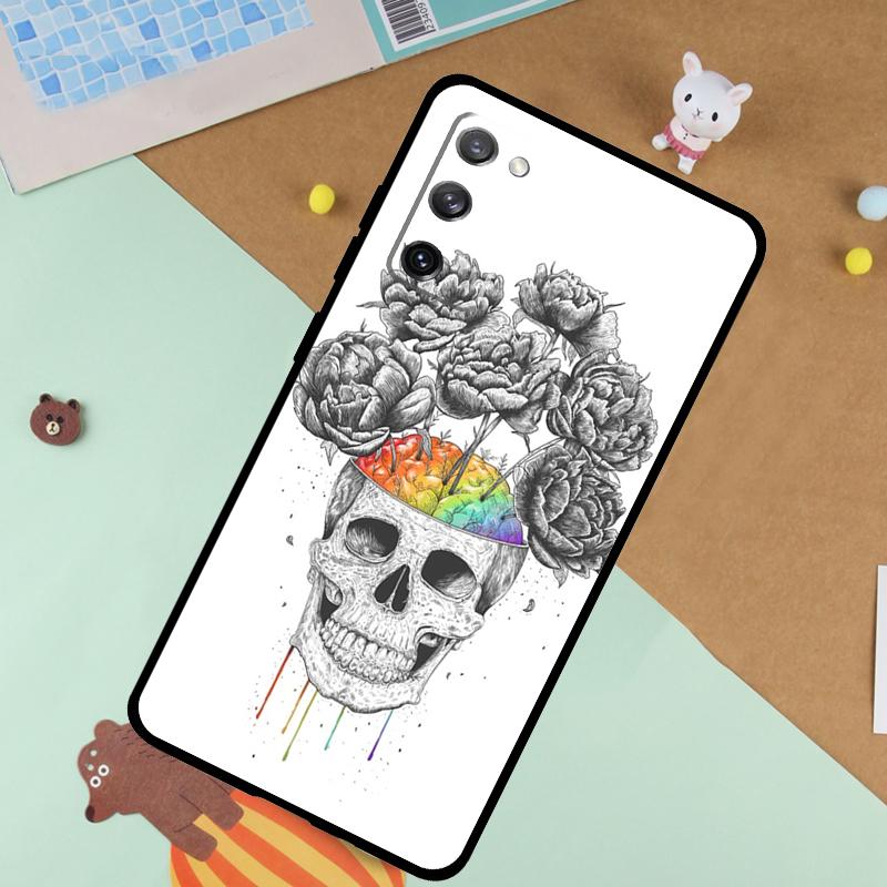 Anatomy Brain Soft Case For Samsung Galaxy S25 Ultra S9 S10 S20 FE S21 S22 S23 Plus S24 Ultra Funda Cover