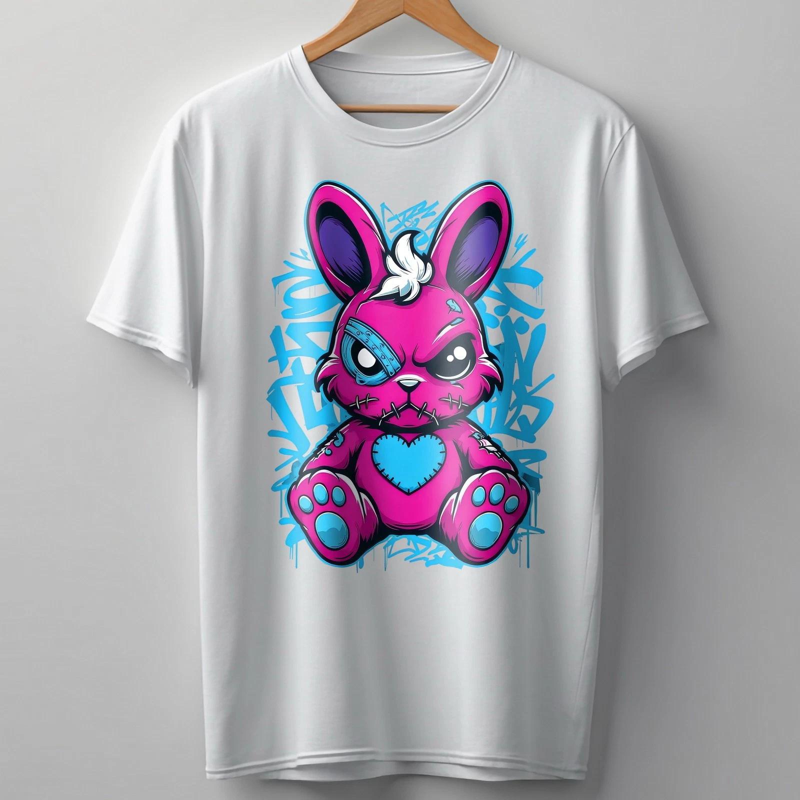 Zombie Bunny 001 Adult/Childrens t shirts/t-shirt 130